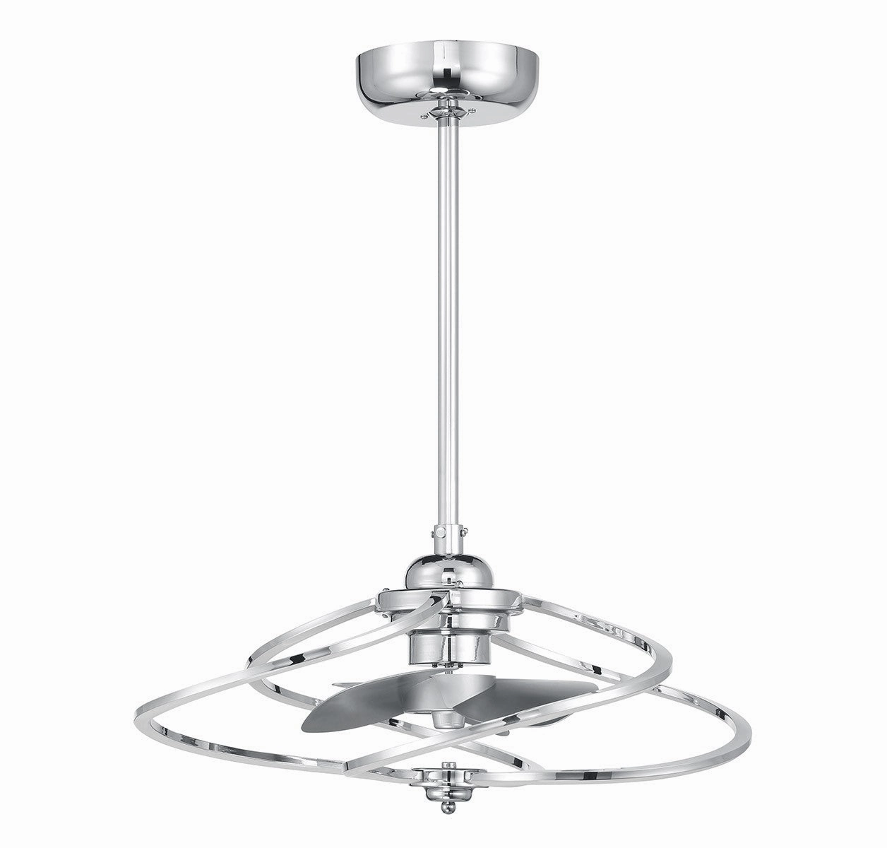 Hydra LED Fan D'Lier Polished Chrome Mini Ceiling Fans promo