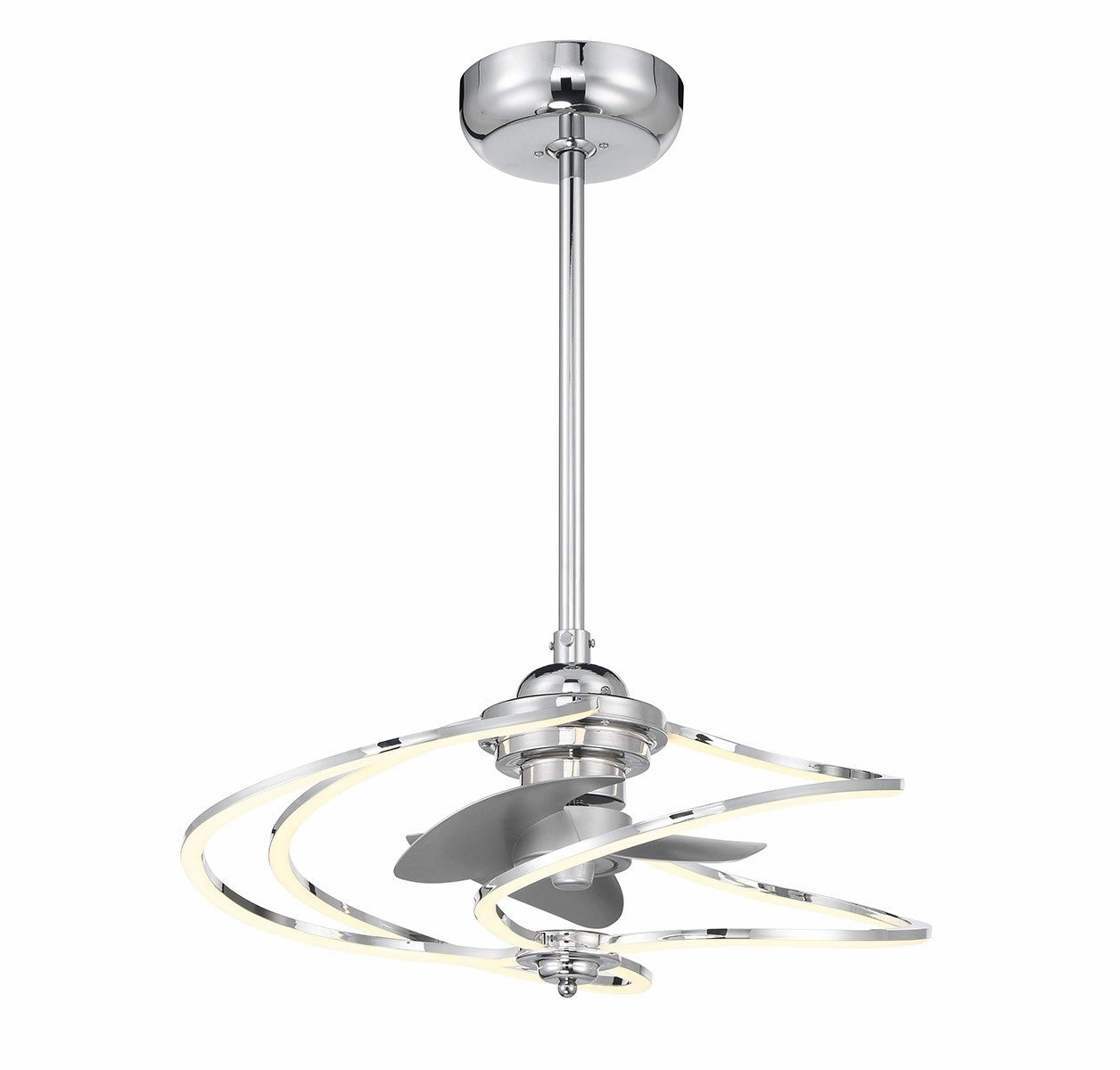 Hydra LED Fan D'Lier Polished Chrome Mini Ceiling Fans promo