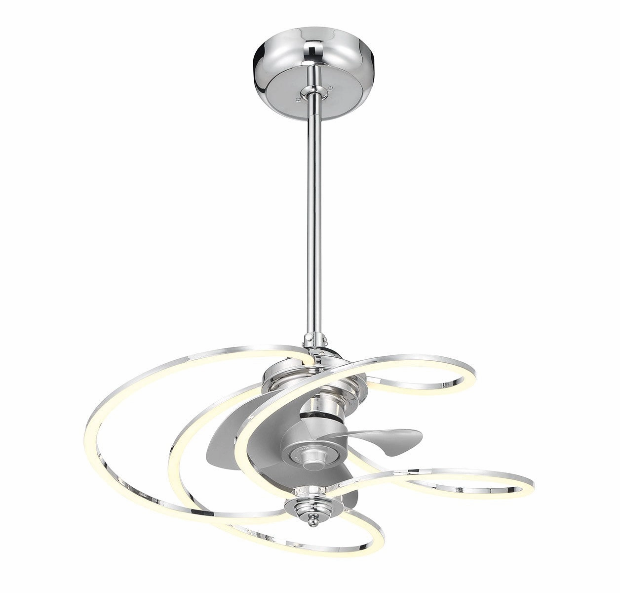 Hydra LED Fan D'Lier Polished Chrome Mini Ceiling Fans promo