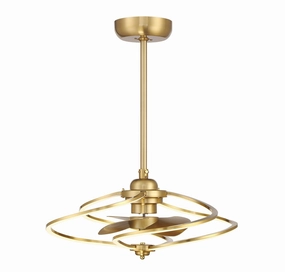 Hydra LED Fan D'Lier Warm Brass Fandeliers FANS on sale now