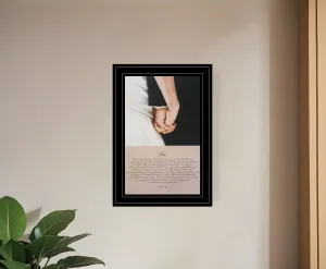 I DO 3 Black Framed Print Wall Art Cheap Wall Mirrors & Decor