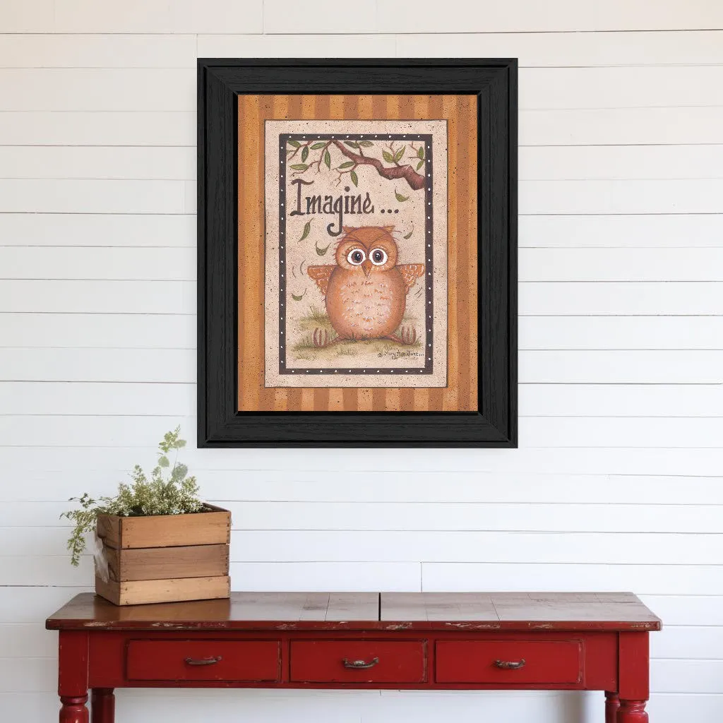 Imagine Black Framed Print Wall Art Modern Wall Accents store