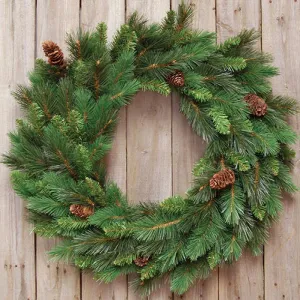 Imperial Majestic Pine Wreath 24" Festive Decor online outlet