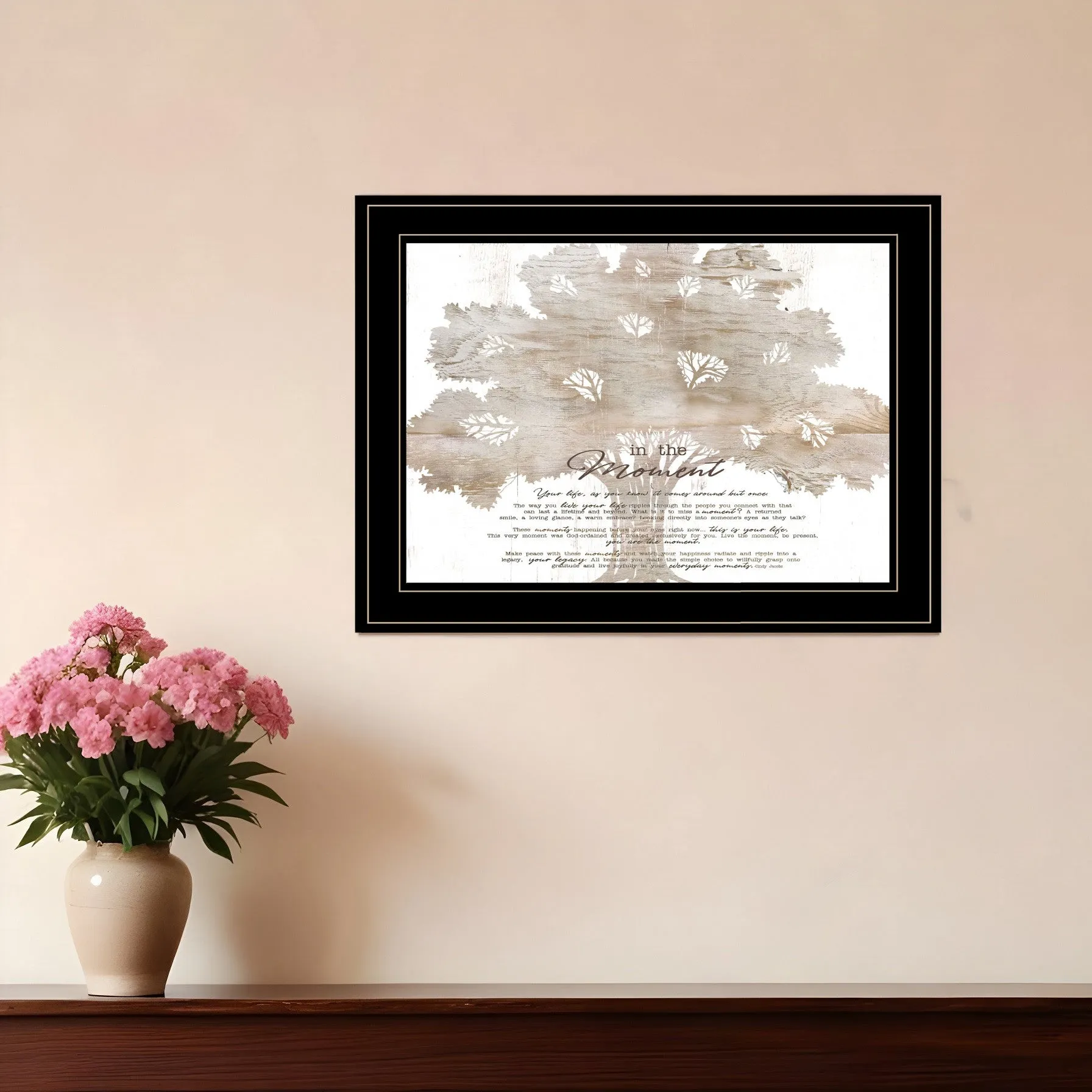 In the Moment 3 Black Framed Print Wall Art Wall Decor online discounts