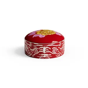 Indian Tiger Trinket Box, Red Jewelry Trays Organizer Pack