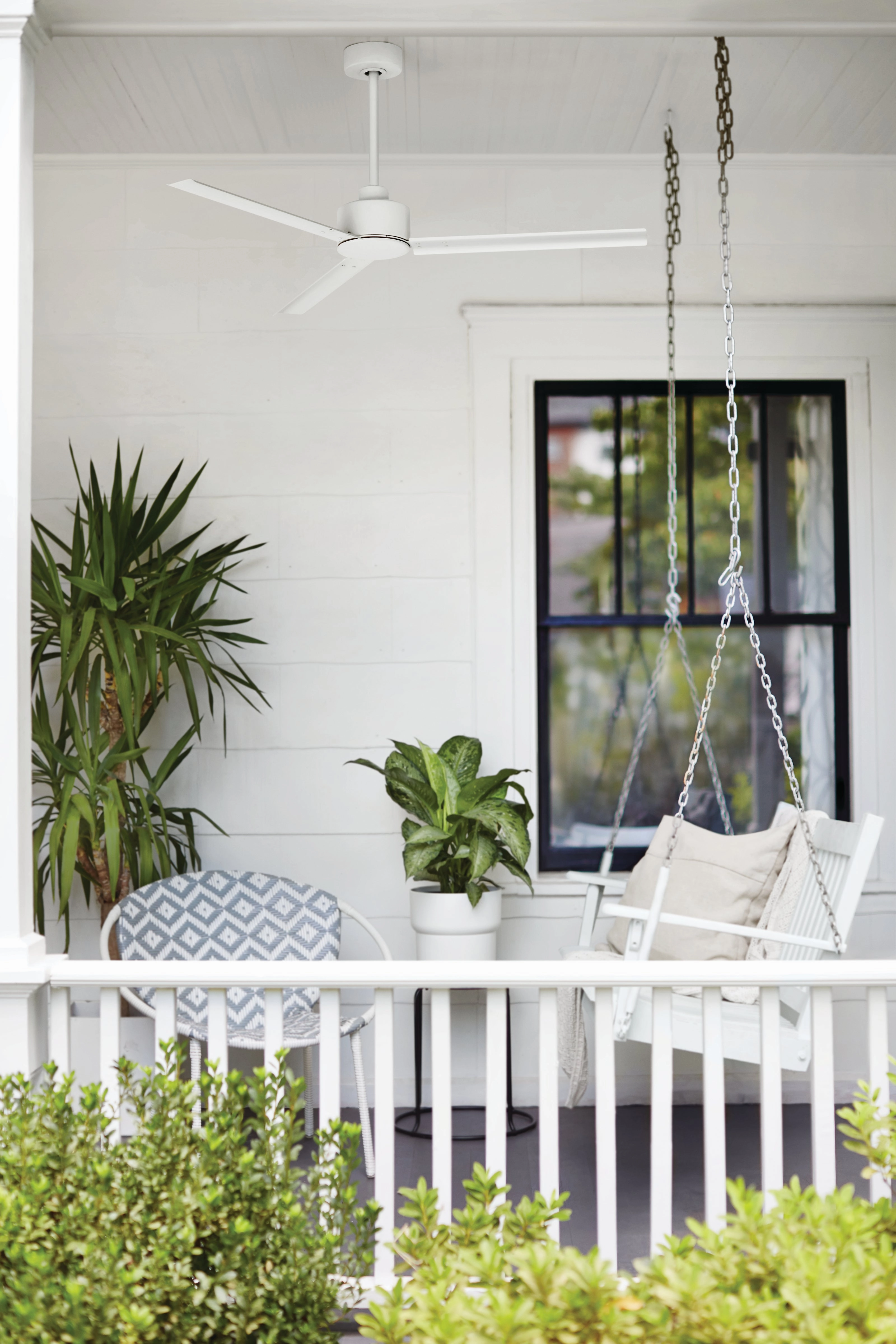 Indy 56"Ceiling Fan Matte White Outdoor Fans sale online