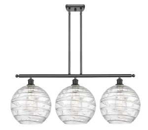 Innovations Ballston 516-3I-BK-G1213-12 Chandelier Light - Matte Black Chic Chandeliers on discount