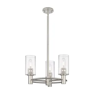 Innovations Downtown Urban 434-3CR-SN-G434-7SDY Chandelier Light - Satin Nickel Chandeliers lighting promotion