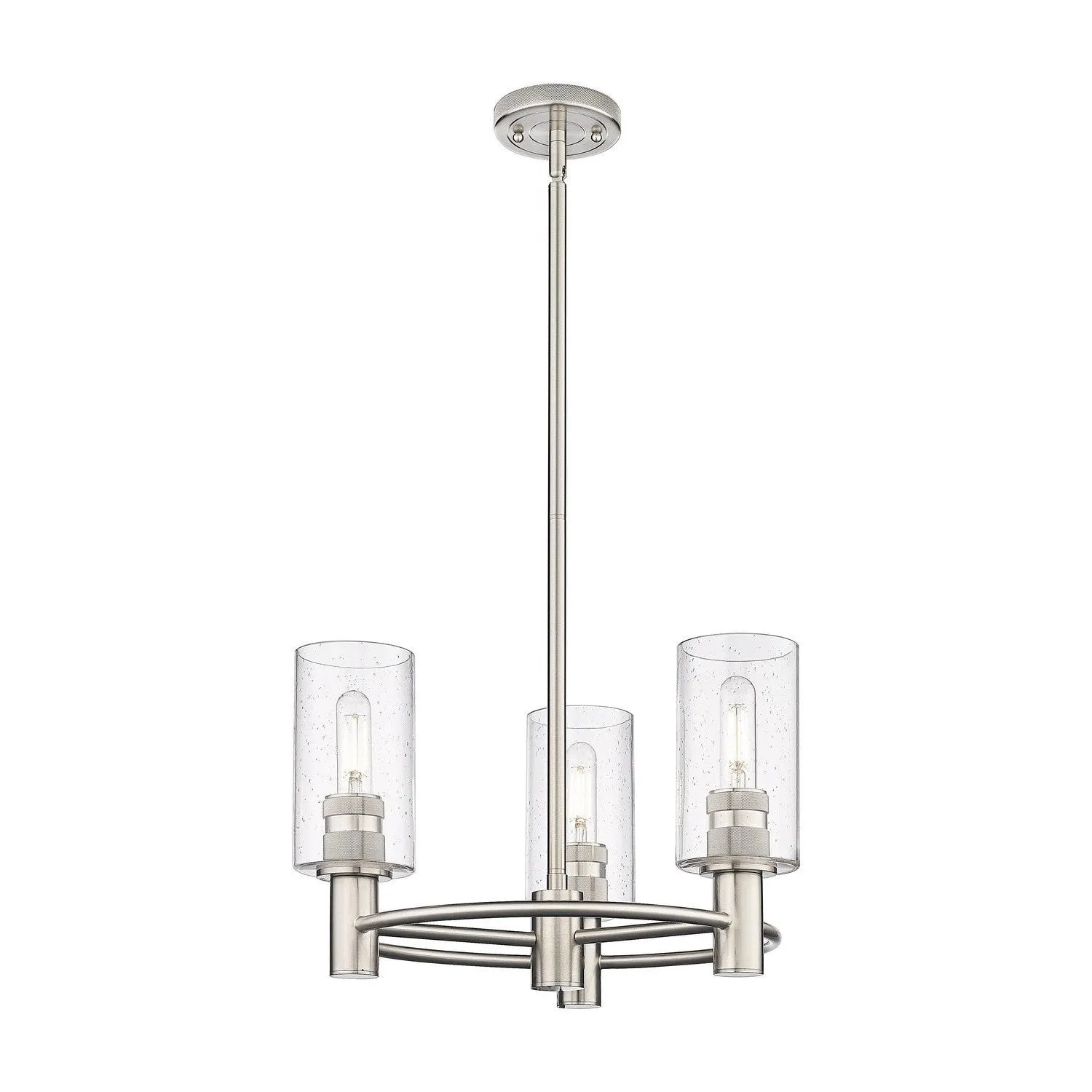 Innovations Downtown Urban 434-3CR-SN-G434-7SDY Chandelier Light - Satin Nickel Chandeliers lighting promotion