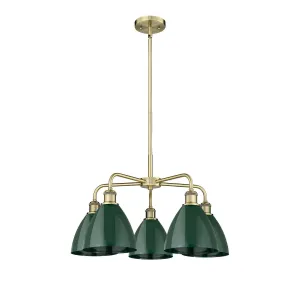 Innovations Downtown Urban 516-5CR-AB-MBD-75-GR Chandelier Light - Antique Brass Chandeliers Lighting flash deal