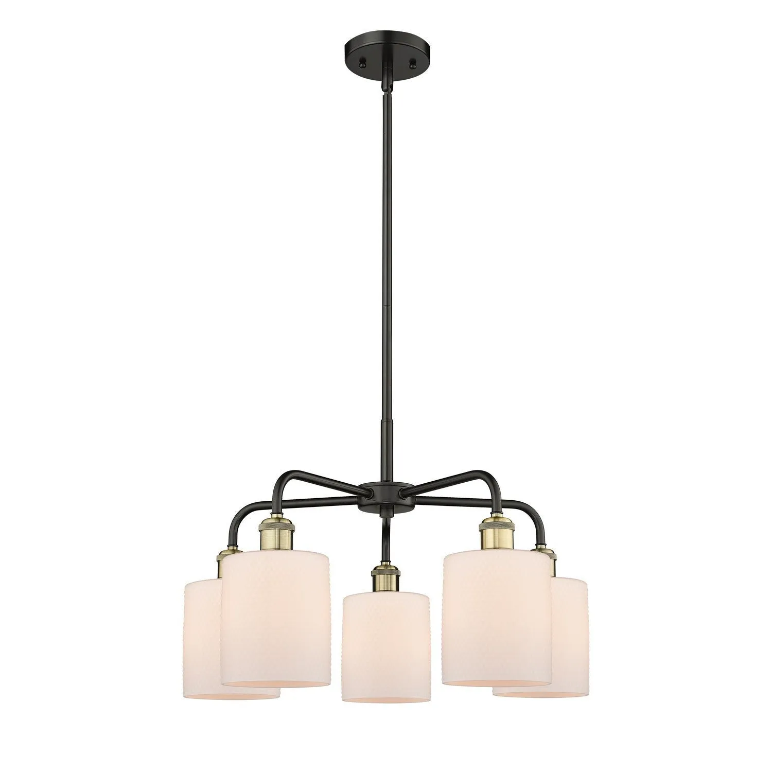 Innovations Downtown Urban 516-5CR-BAB-G111 Chandelier Light - Black Antique Brass Chandeliers Lighting flash deal