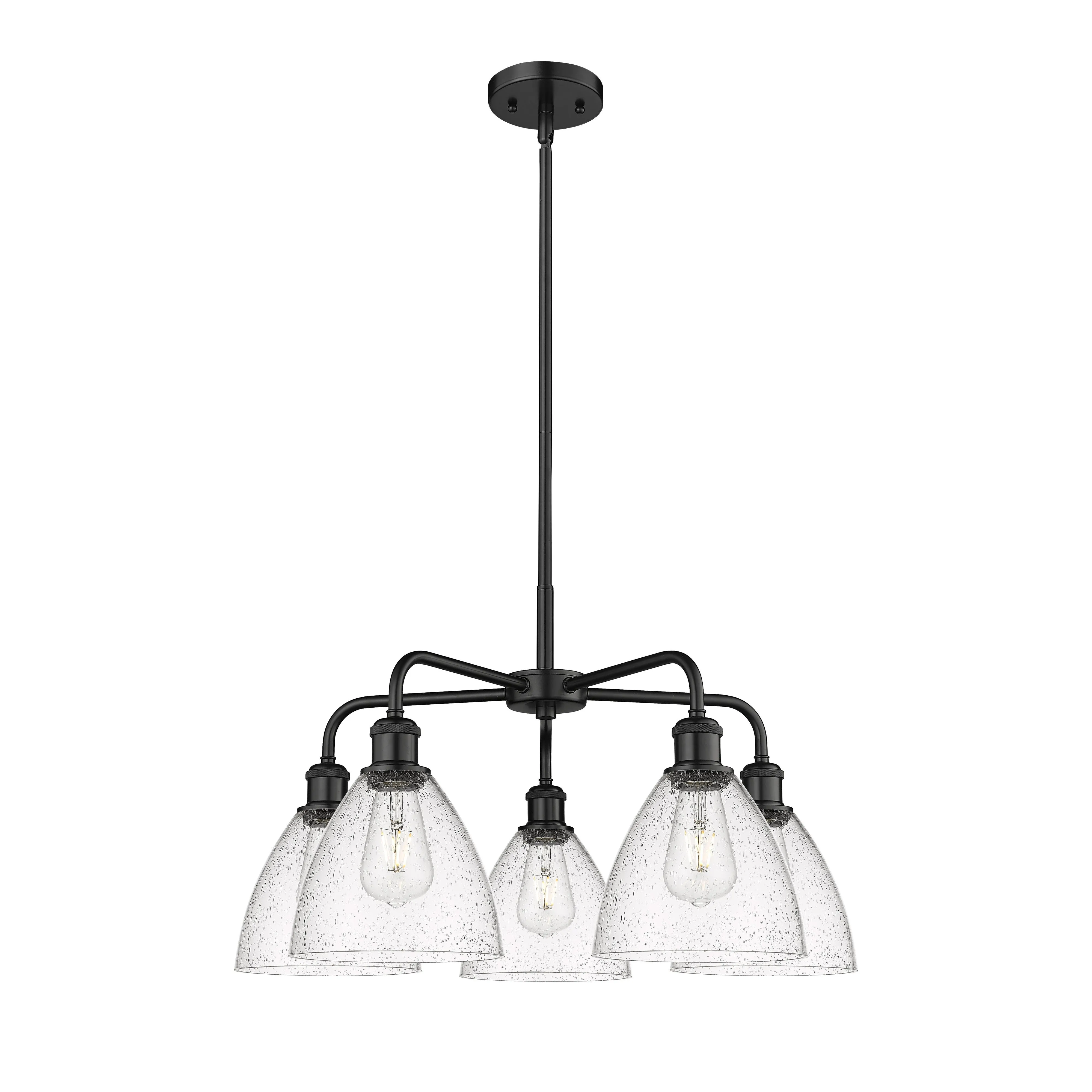 Innovations Downtown Urban 516-5CR-BK-GBD-754 Chandelier Light - Matte Black Chandeliers Lighting flash deal