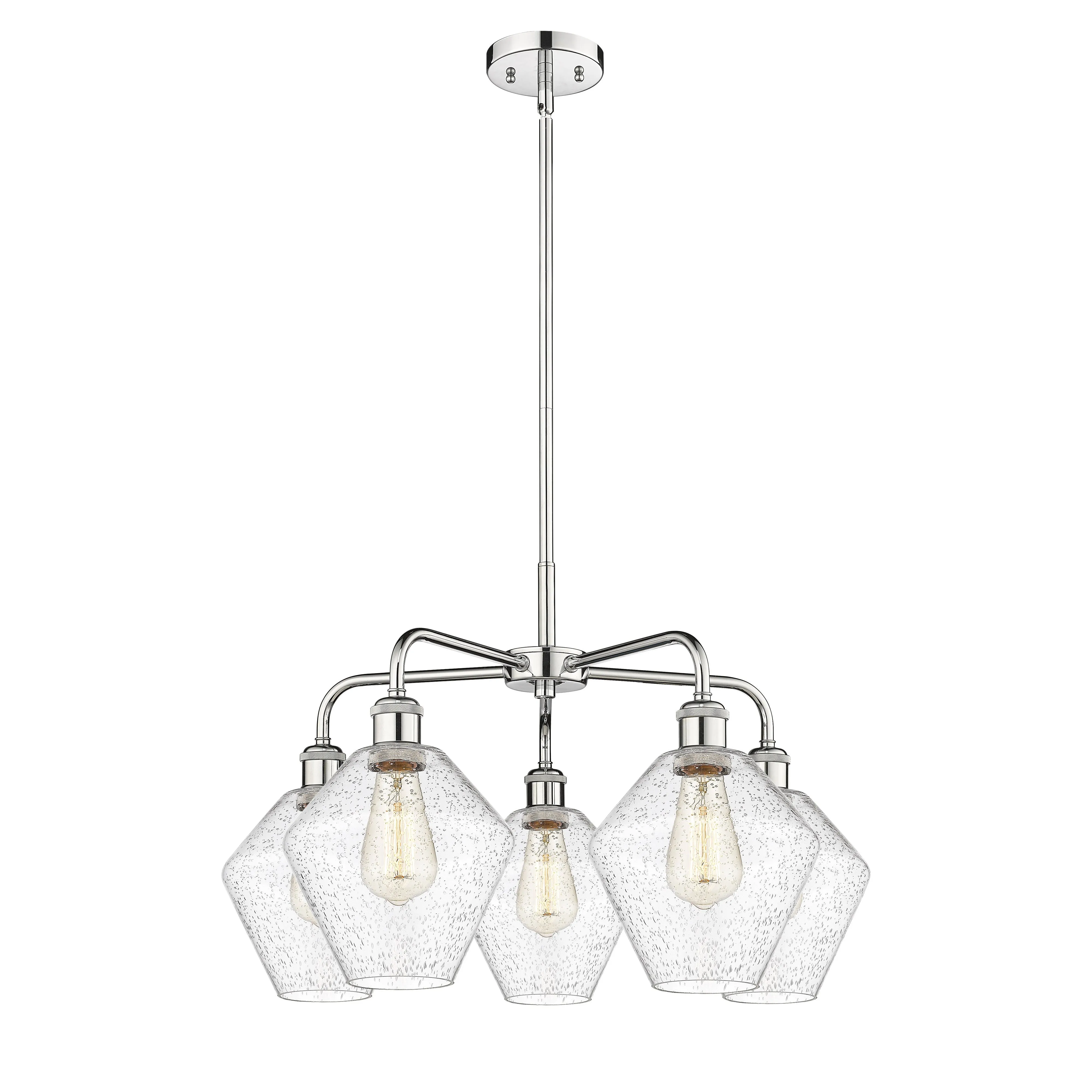 Innovations Downtown Urban 516-5CR-PC-G654-8 Chandelier Light - Polished Chrome Chandeliers Lighting flash deal