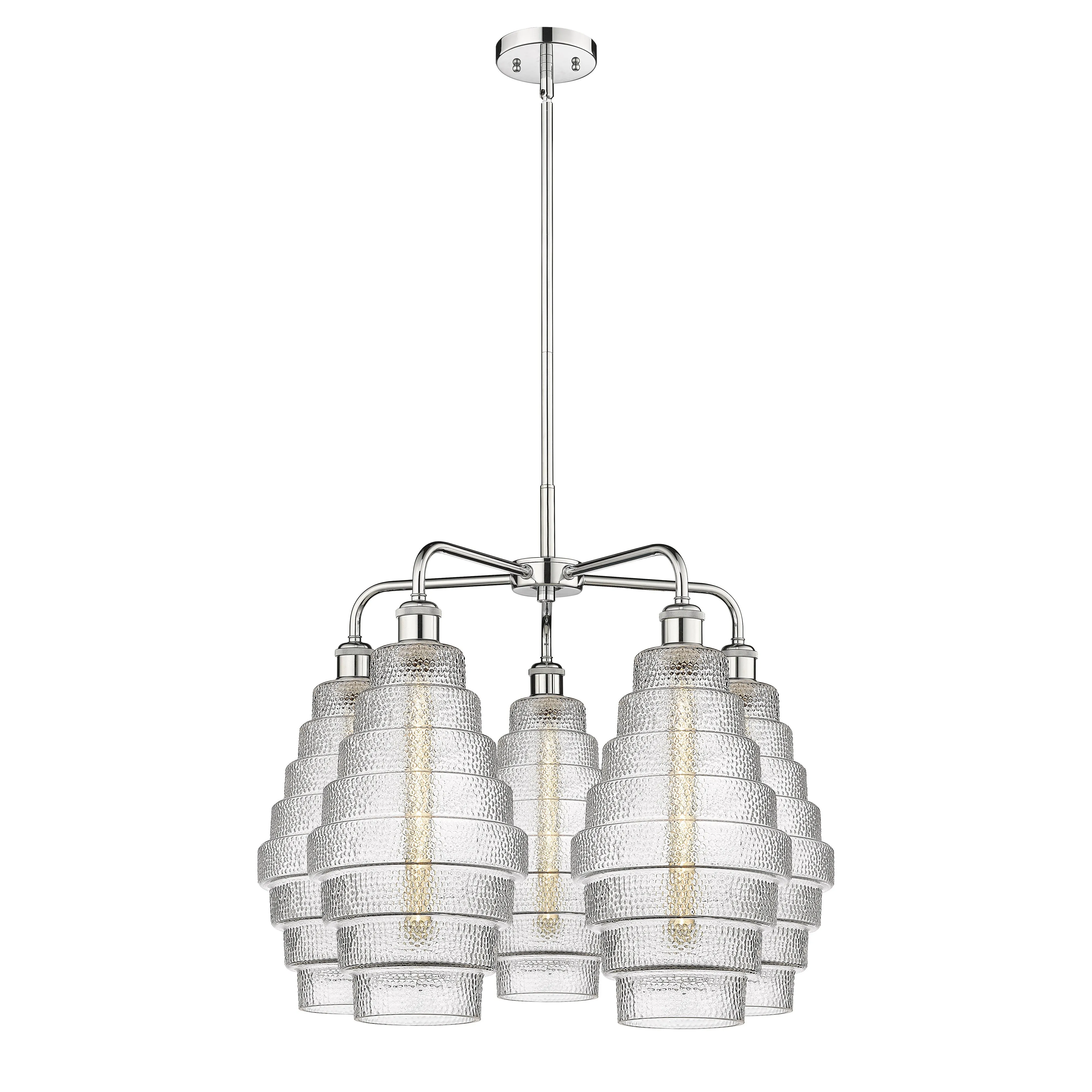 Innovations Downtown Urban 516-5CR-PC-G672-8 Chandelier Light - Polished Chrome Chandeliers Lighting flash deal