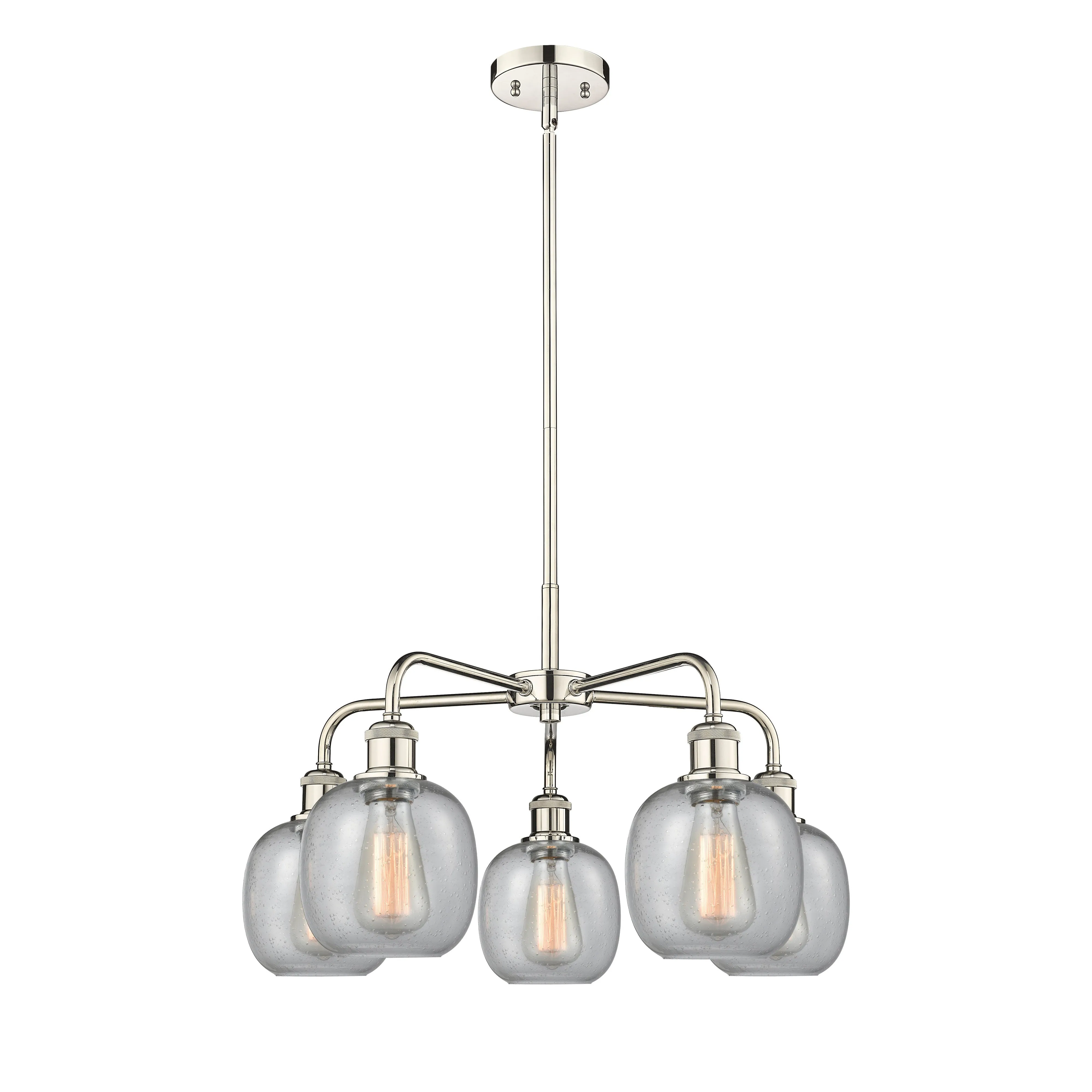 Innovations Downtown Urban 516-5CR-PN-G104 Chandelier Light - Polished Nickel Chandeliers Lighting flash deal