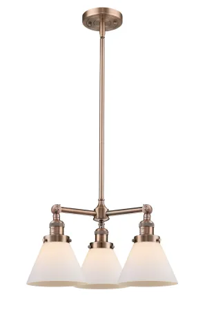 Innovations Franklin Restoration 207-AC-G41 Chandelier Light - Antique Copper Chandeliers best price sale