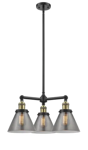 Innovations Franklin Restoration 207-BAB-G43-LED Chandelier Light - Black Antique Brass Glam Chandeliers online shop