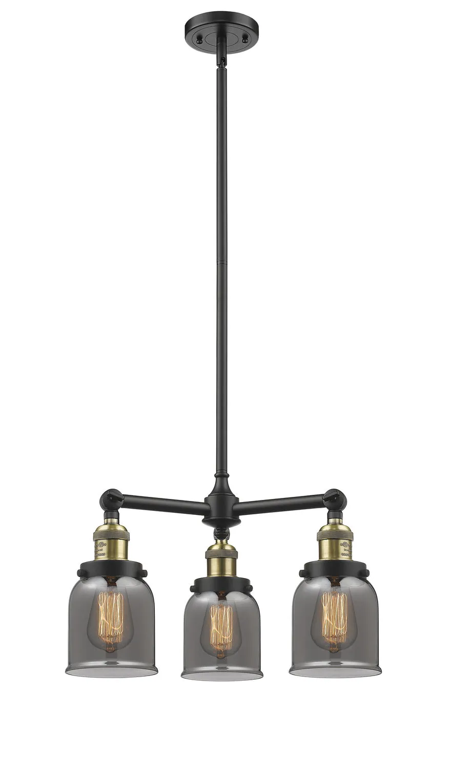 Innovations Franklin Restoration 207-BAB-G53 Chandelier Light - Black Antique Brass Glam Chandeliers online shop