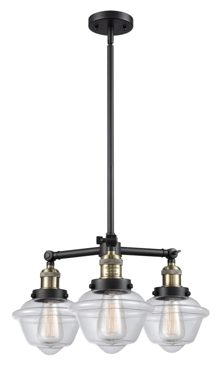 Innovations Franklin Restoration 207-BAB-G532-LED Chandelier Light - Black Antique Brass Chandeliers best price sale