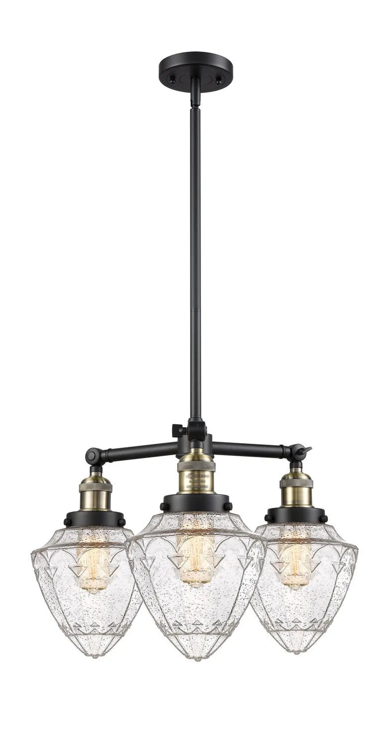 Innovations Franklin Restoration 207-BAB-G664-7-LED Chandelier Light - Black Antique Brass Glam Chandeliers online shop