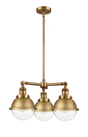 Innovations Franklin Restoration 207-BB-HFS-62-BB-LED Chandelier Light - Brushed Brass Glam Chandeliers online shop