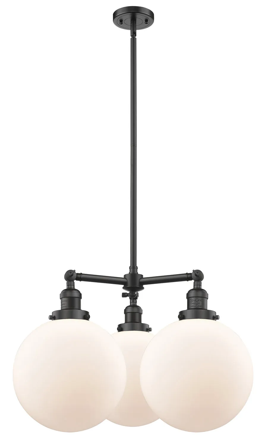 Innovations Franklin Restoration 207-OB-G201-10-LED Chandelier Light - Oil Rubbed Bronze Chandeliers best price sale