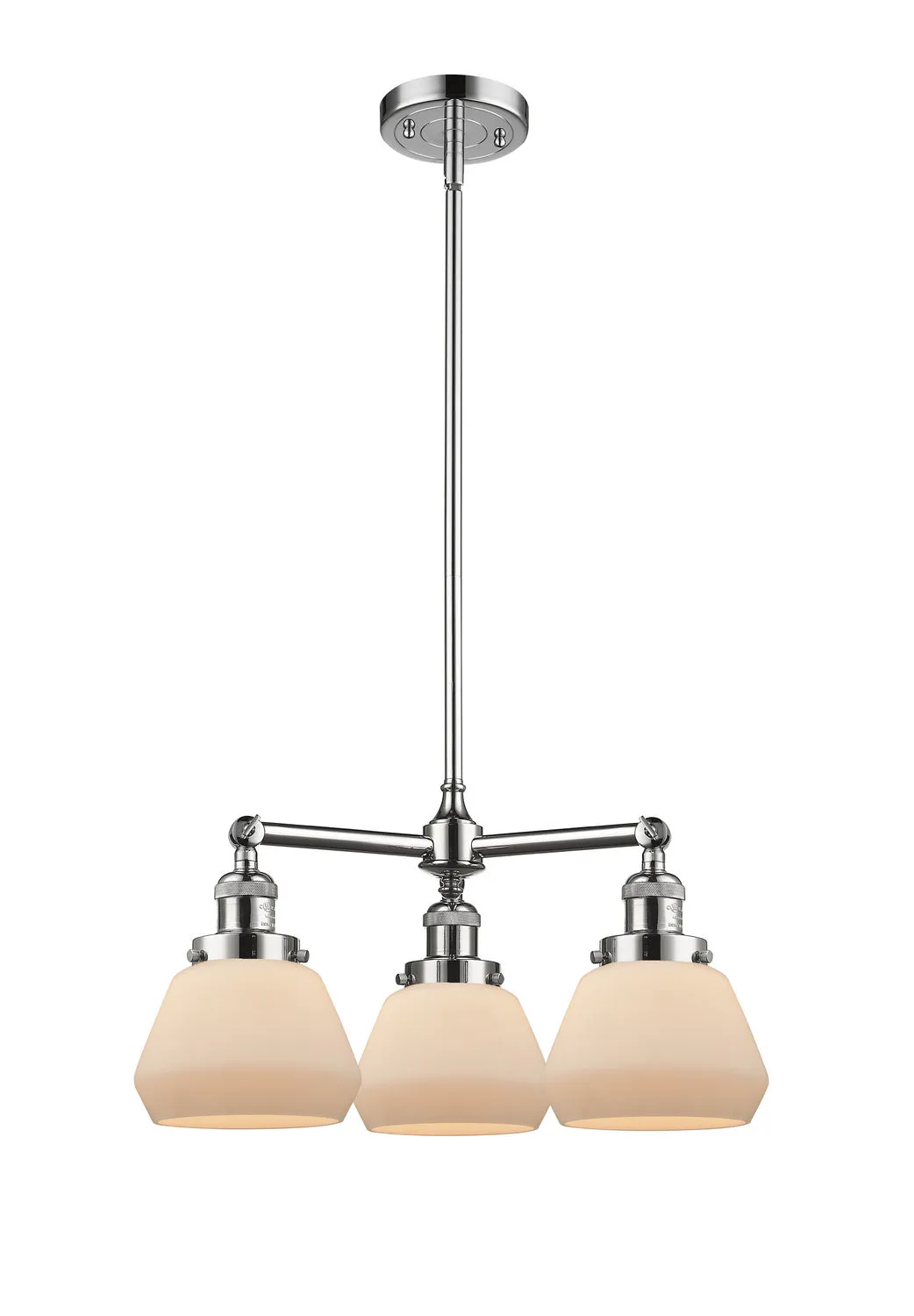 Innovations Franklin Restoration 207-PC-G171 Chandelier Light - Polished Chrome Chandeliers best price sale