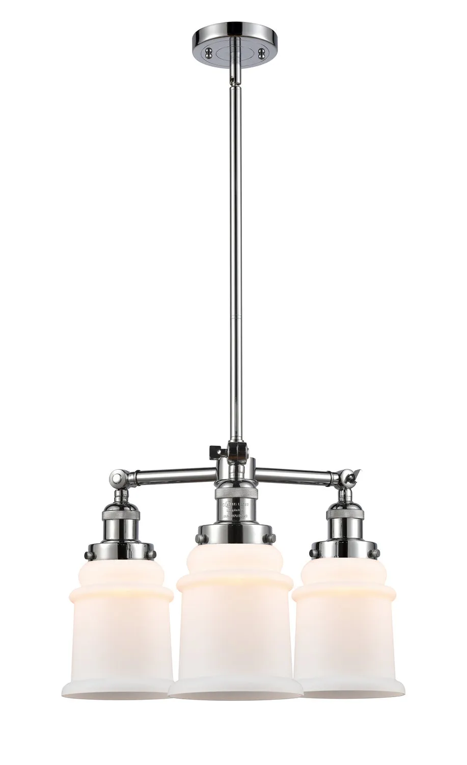 Innovations Franklin Restoration 207-PC-G181-LED Chandelier Light - Polished Chrome Chandeliers best price sale