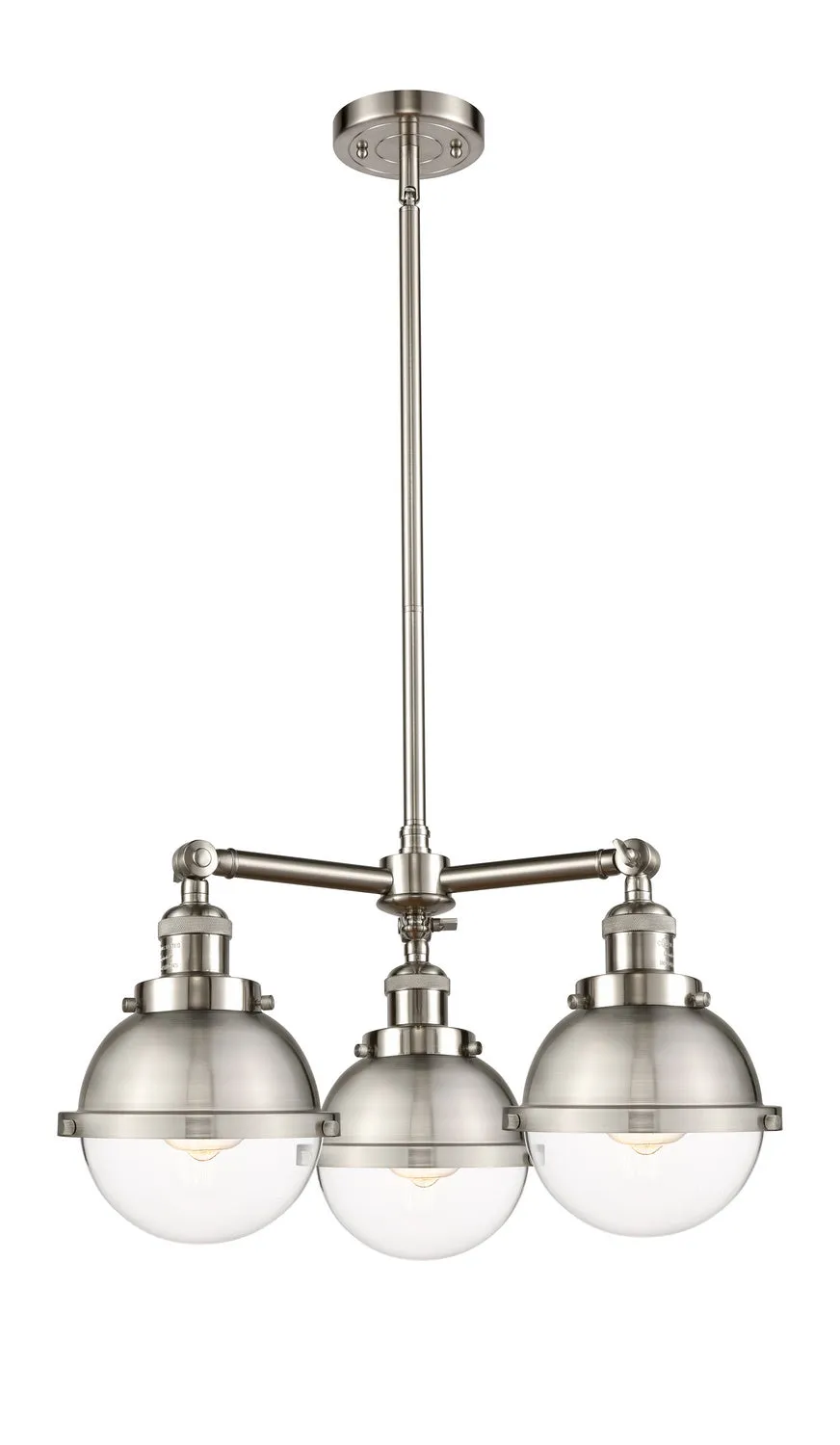 Innovations Franklin Restoration 207-SN-HFS-62-SN Chandelier Light - Brushed Satin Nickel Elegant Chandeliers outlet