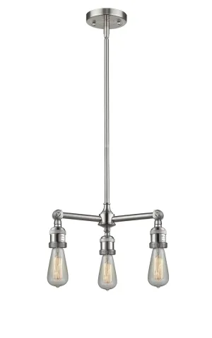 Innovations Franklin Restoration 207-SN-LED Chandelier Light - Brushed Satin Nickel Elegant Chandeliers outlet