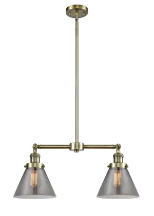 Innovations Franklin Restoration 209-AB-G43-LED Chandelier Light - Antique Brass Glam Chandeliers online shop
