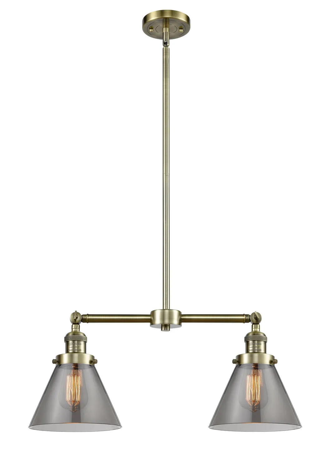 Innovations Franklin Restoration 209-AB-G43-LED Chandelier Light - Antique Brass Glam Chandeliers online shop