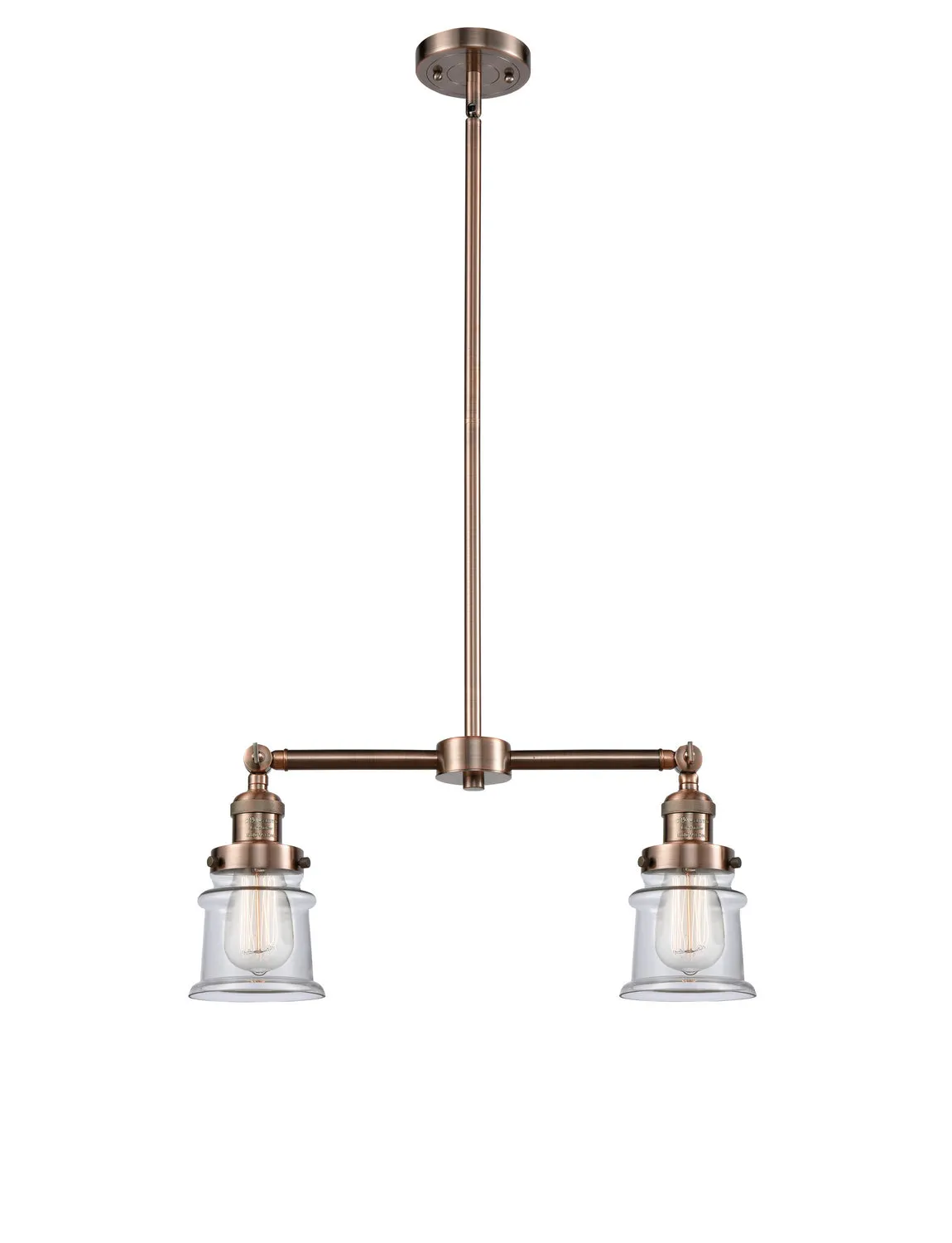 Innovations Franklin Restoration 209-AC-G182S-LED Chandelier Light - Antique Copper Glam Chandeliers online shop