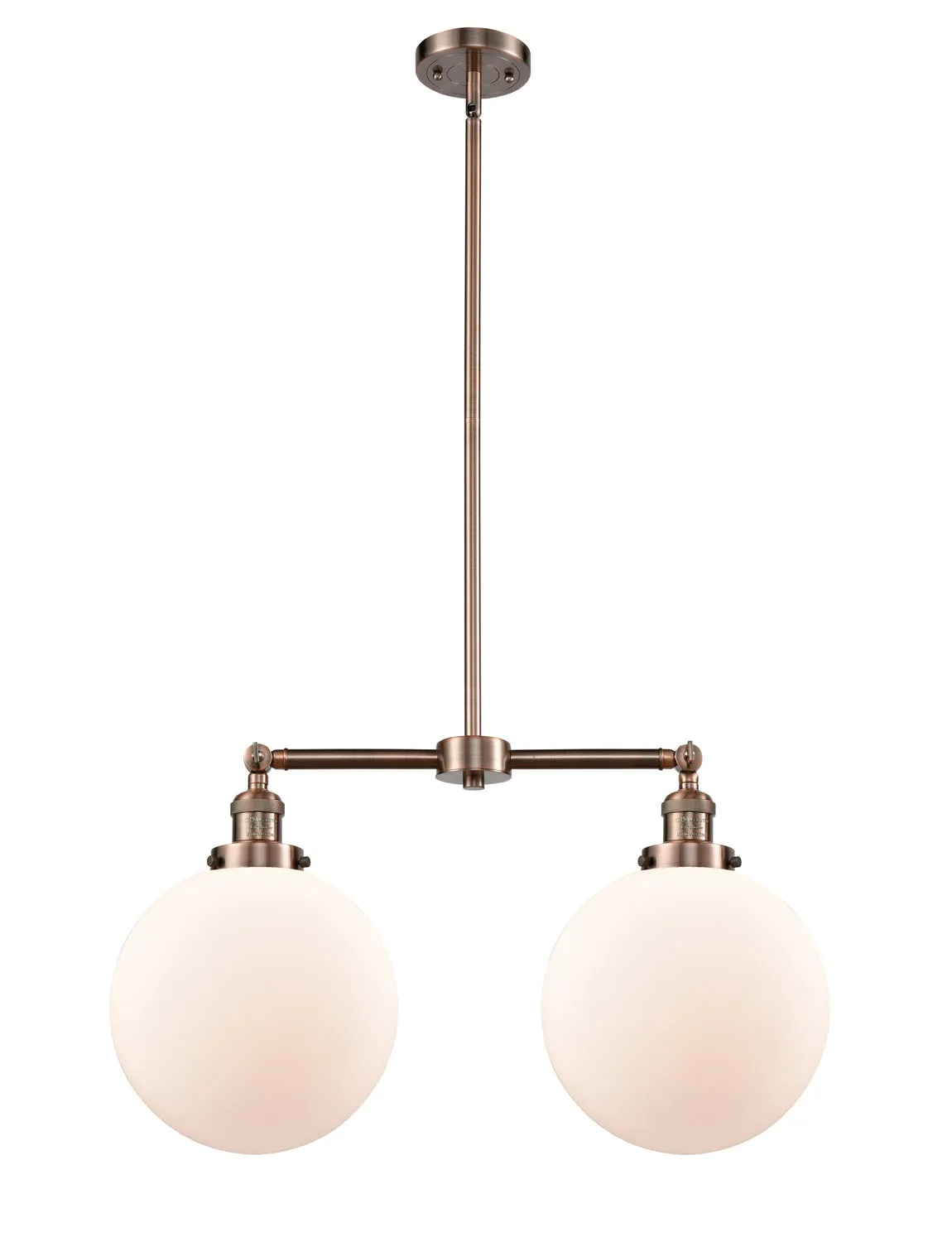 Innovations Franklin Restoration 209-AC-G201-10 Chandelier Light - Antique Copper Glam Chandeliers online shop
