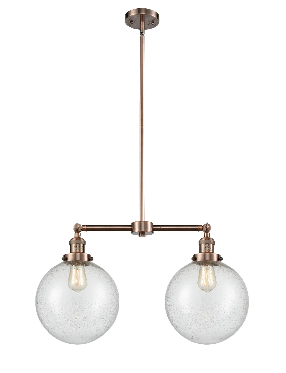 Innovations Franklin Restoration 209-AC-G204-10 Chandelier Light - Antique Copper Glam Chandeliers online shop