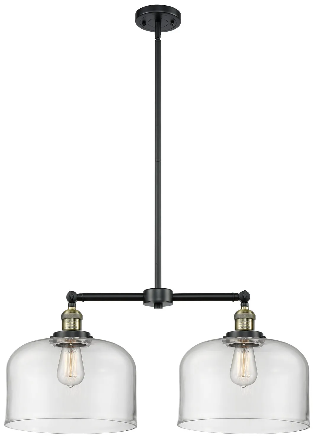Innovations Franklin Restoration 209-BAB-G72-L Chandelier Light - Black Antique Brass Chic Chandeliers on discount