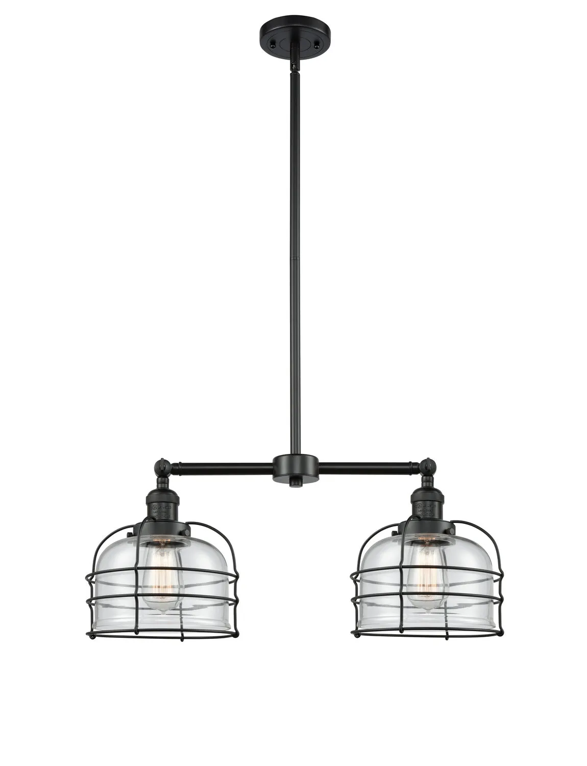 Innovations Franklin Restoration 209-BK-G72-CE Chandelier Light - Matte Black Chic Chandeliers on discount