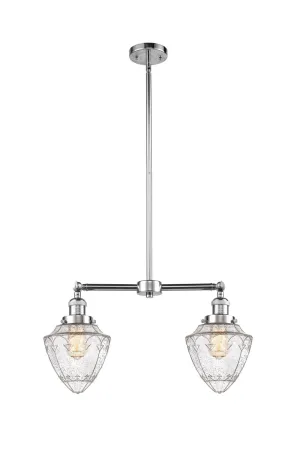 Innovations Franklin Restoration 209-PC-G664-7 Chandelier Light - Polished Chrome Chic Chandeliers on discount