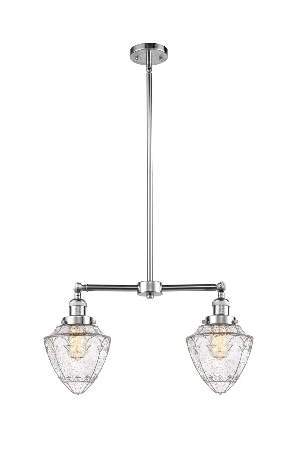 Innovations Franklin Restoration 209-PC-G664-7 Chandelier Light - Polished Chrome Chic Chandeliers on discount