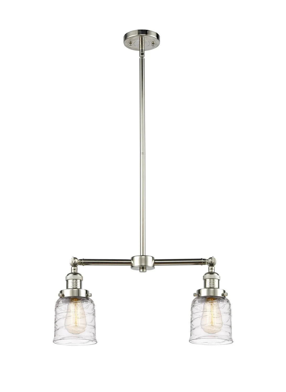 Innovations Franklin Restoration 209-PN-G513-LED Chandelier Light - Polished Nickel Affordable Chandeliers for home