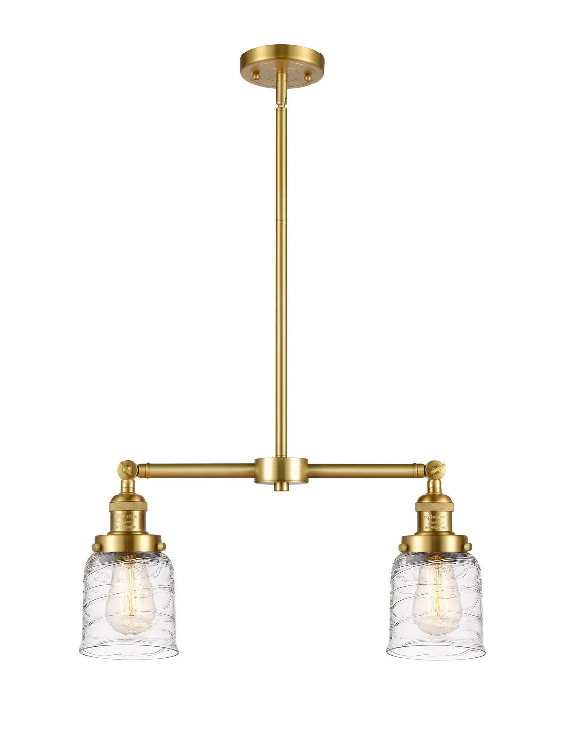 Innovations Franklin Restoration 209-SG-G513-LED Chandelier Light - Satin Gold Glam Chandeliers online shop