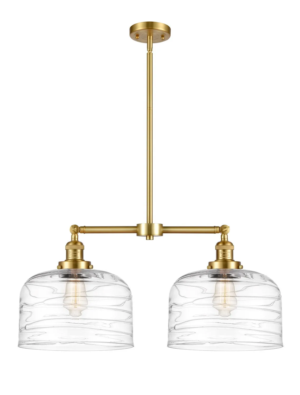 Innovations Franklin Restoration 209-SG-G713-L-LED Chandelier Light - Satin Gold Glam Chandeliers online shop