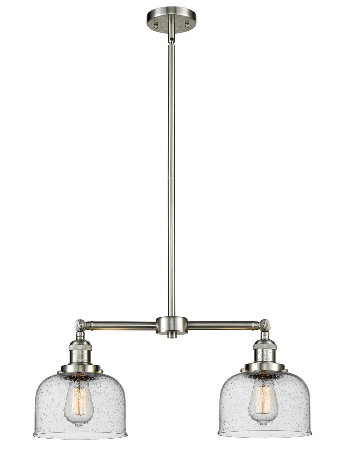 Innovations Franklin Restoration 209-SN-G74 Chandelier Light - Brushed Satin Nickel Affordable Chandeliers for home