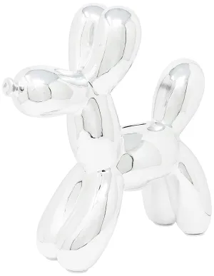 Interior Illusions Plus Silver Ceramic Dog Piggy Bank - 12" tall Decorative Accessories weekend offers