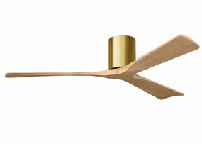 Irene-3H 60"Ceiling Fan Brushed Brass Huggers FANS outlet store