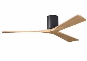 Irene-3H 60"Ceiling Fan Matte Black Huggers FANS outlet store
