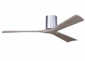 Irene-3H 60"Ceiling Fan Polished Chrome Huggers FANS outlet store