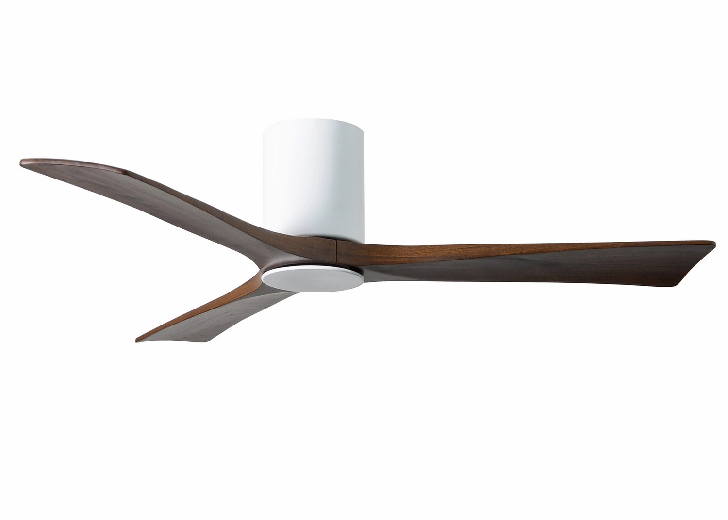 Irene-3HLK 52"Ceiling Fan Gloss White Huggers flush mount fans deals