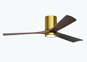 Irene-3HLK 60"Ceiling Fan Brushed Brass Huggers FANS cheap deals