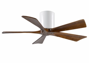 Irene-5H 42"Ceiling Fan Gloss White Huggers FANS discount price